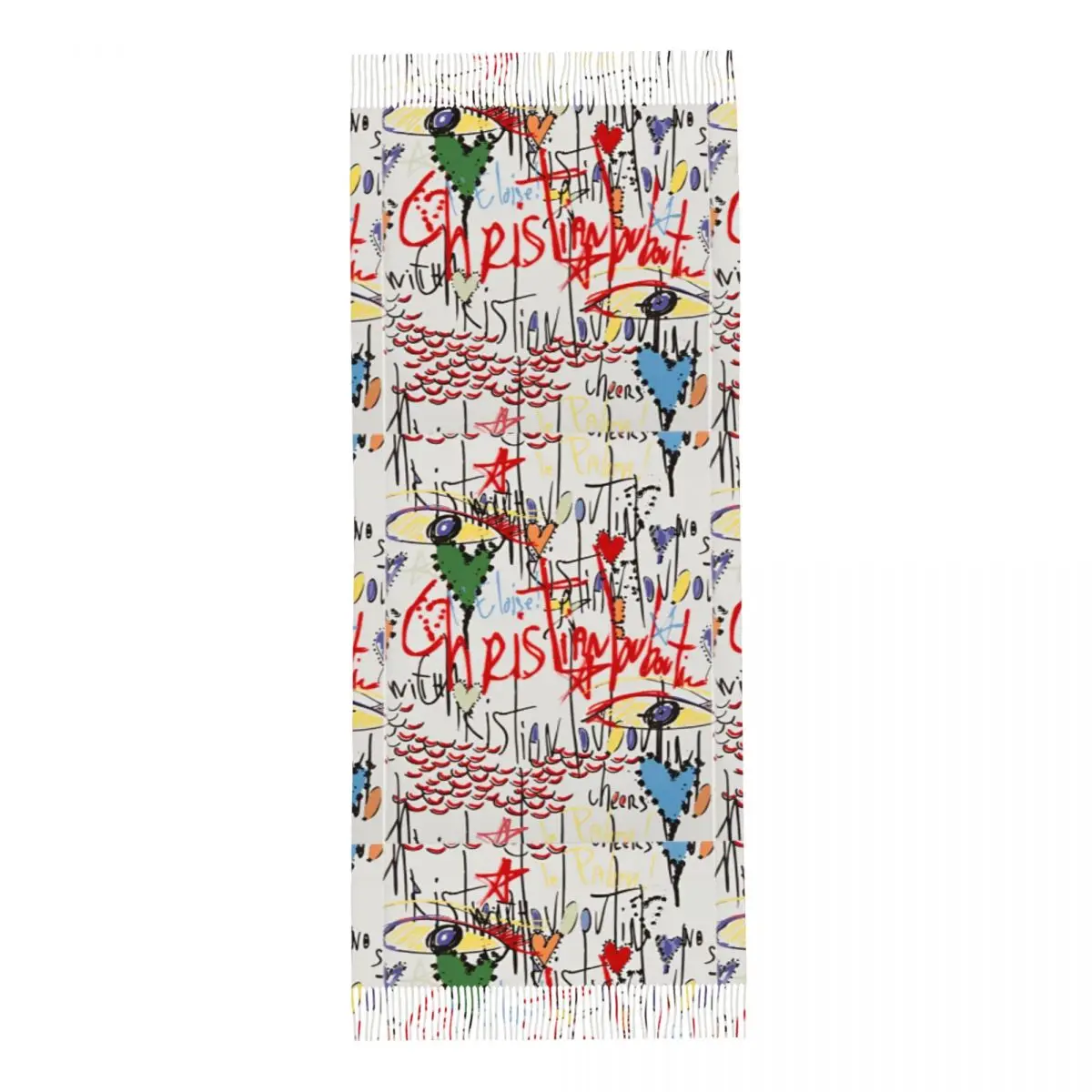 Кристианский шарф на высоком каблуке для женщин зима-осень шали из пашмины и