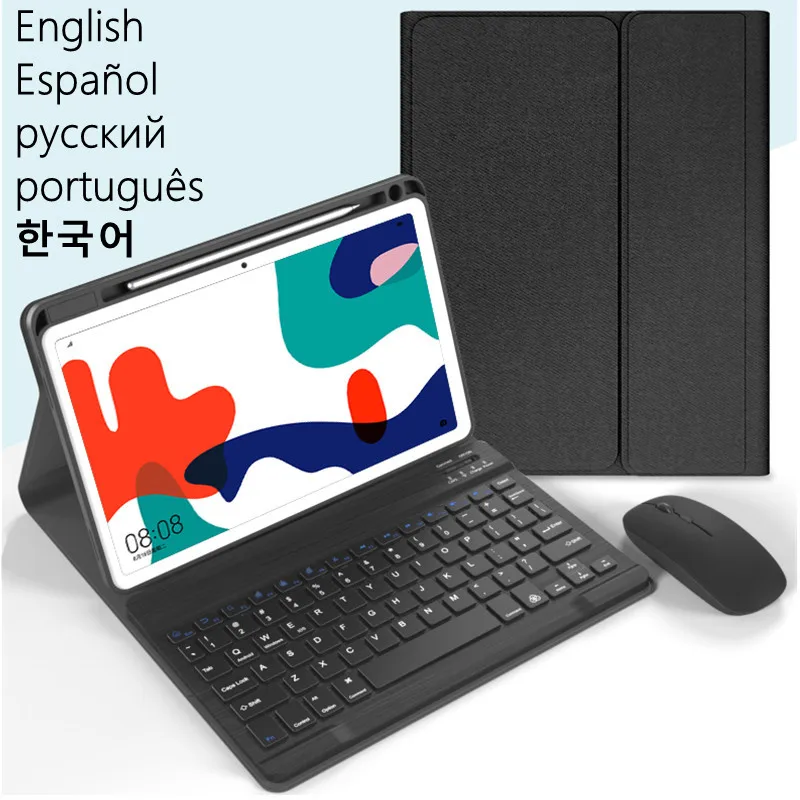 

Case For Huawei Matepad 11 10.95" 2021 Keyboard Teclado For Mate Pad 11 DBY-W09 L09 Tablet Cover Russian Spanish Korean Keyboard