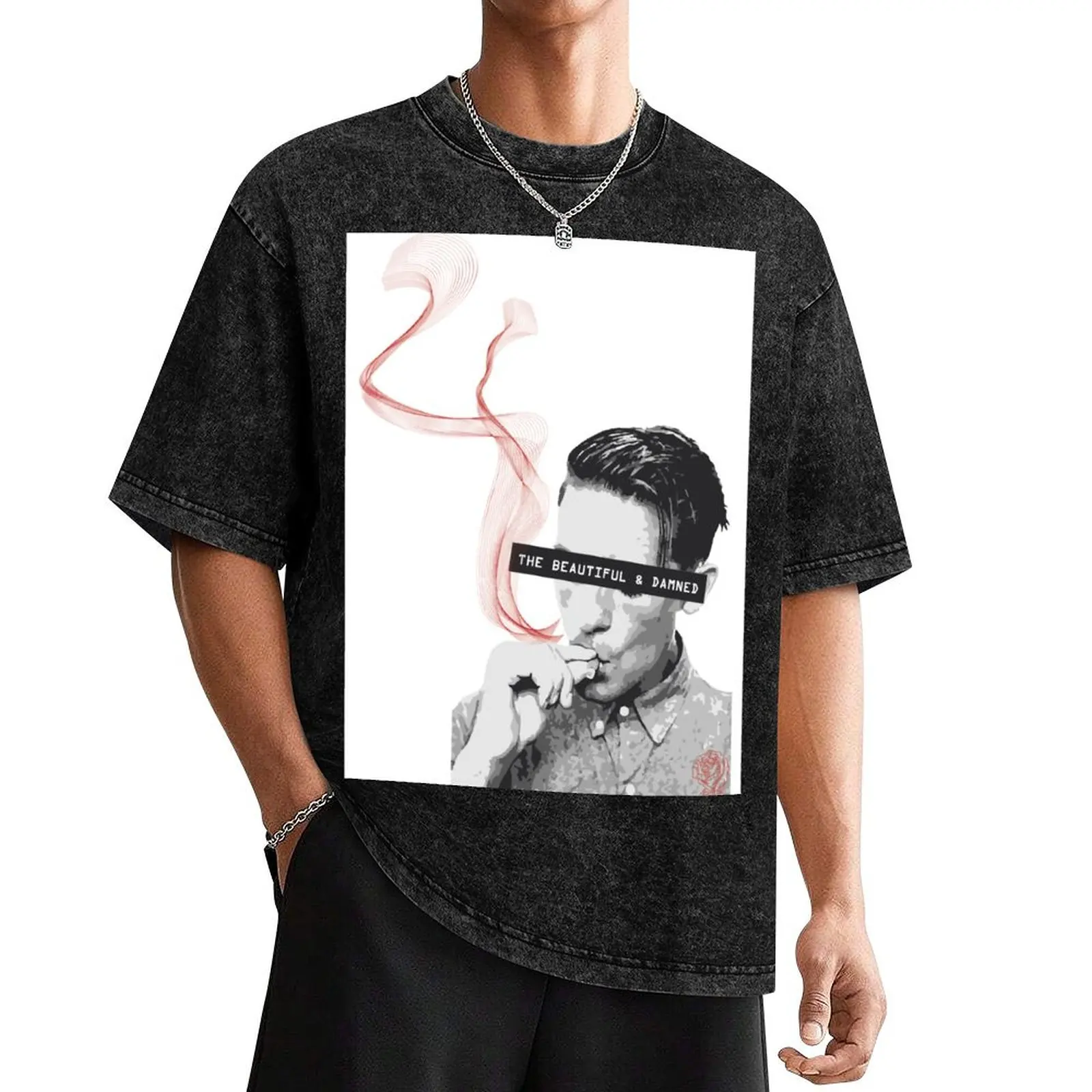 G-Eazy The Beautiful &amp Damned Smoke Футболка с графическим рисунком незаменимая футболка