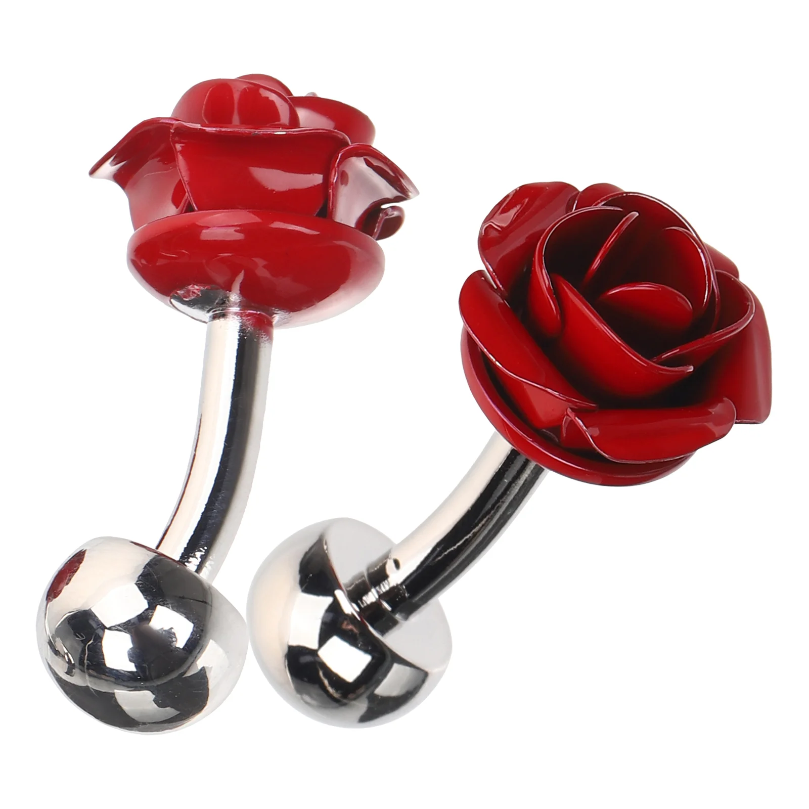 Запонки с розами 2 шт. одежда ювелирные изделия костюм для мужчин смокинг рубашка