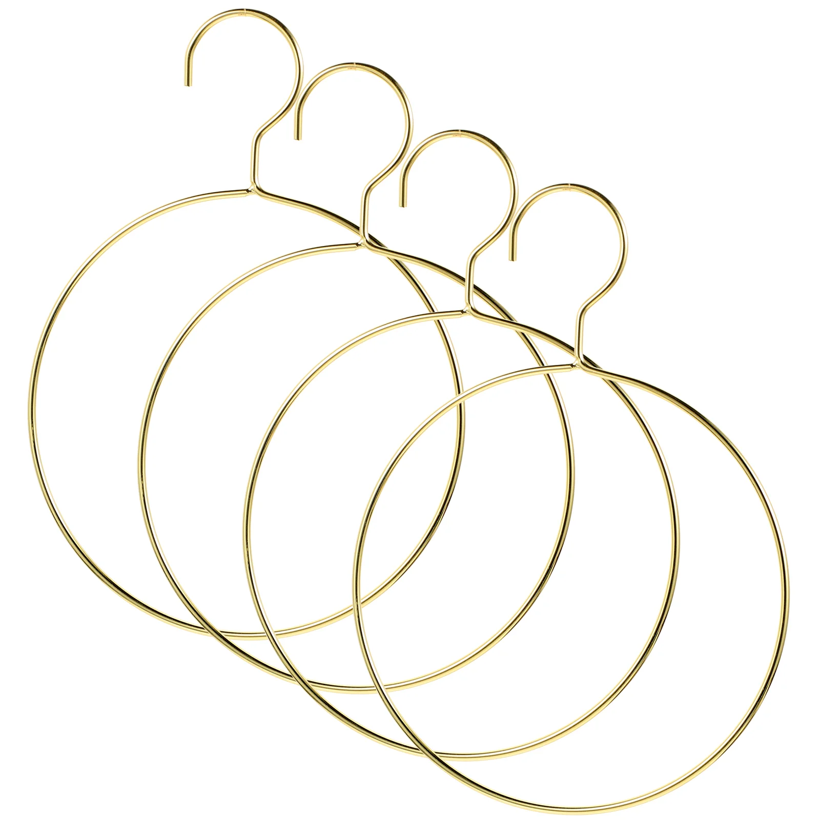 

Scarf Hanger Hangers Tie Closet Hanging Duty Heavy Ring Clothes Racks Wardrobe Home Functional Multi Householdorganizer