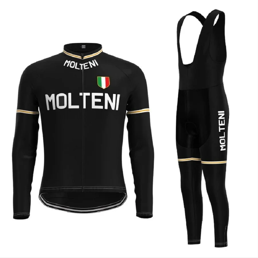 

Pro Cycling Jersey Set Long Sleeve MTB Bike Clothes Mens Racing Road Breathable Bicycle Cycling Clothing Cycling Set For Men