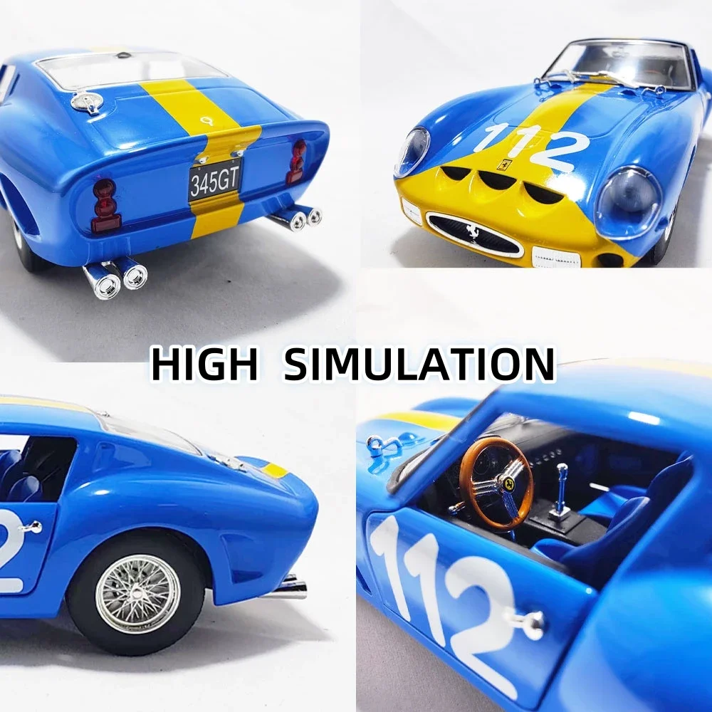 Копия Bburago Ferrari 250 GTO 1:24 масштаб 458 488 Enzo Italia Миниатюрная игрушка-подарок для