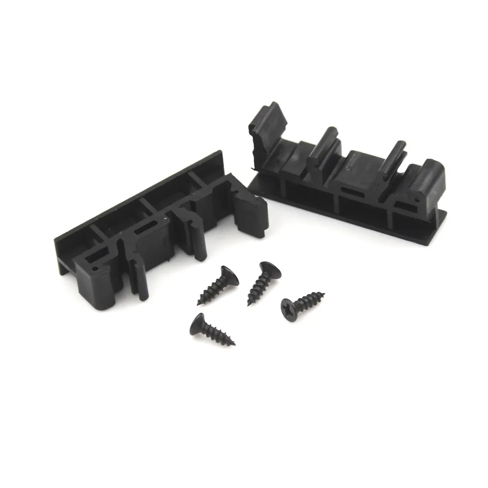 

PCB Din C45 Rail Adapter Circuit Board Mounting Bracket Holder Carrier Black For Mounting DIN Rail Mounting PCB Mounting Bracket
