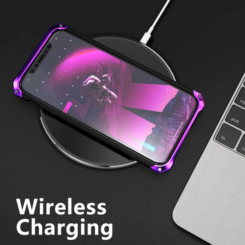 Luxury Metal Aluminum Alloy Hard Matte Pc Hybrid Armor Phone Case For Iphone 13 12 11 Pro Xs Max X Xr Shockproof Back Cover