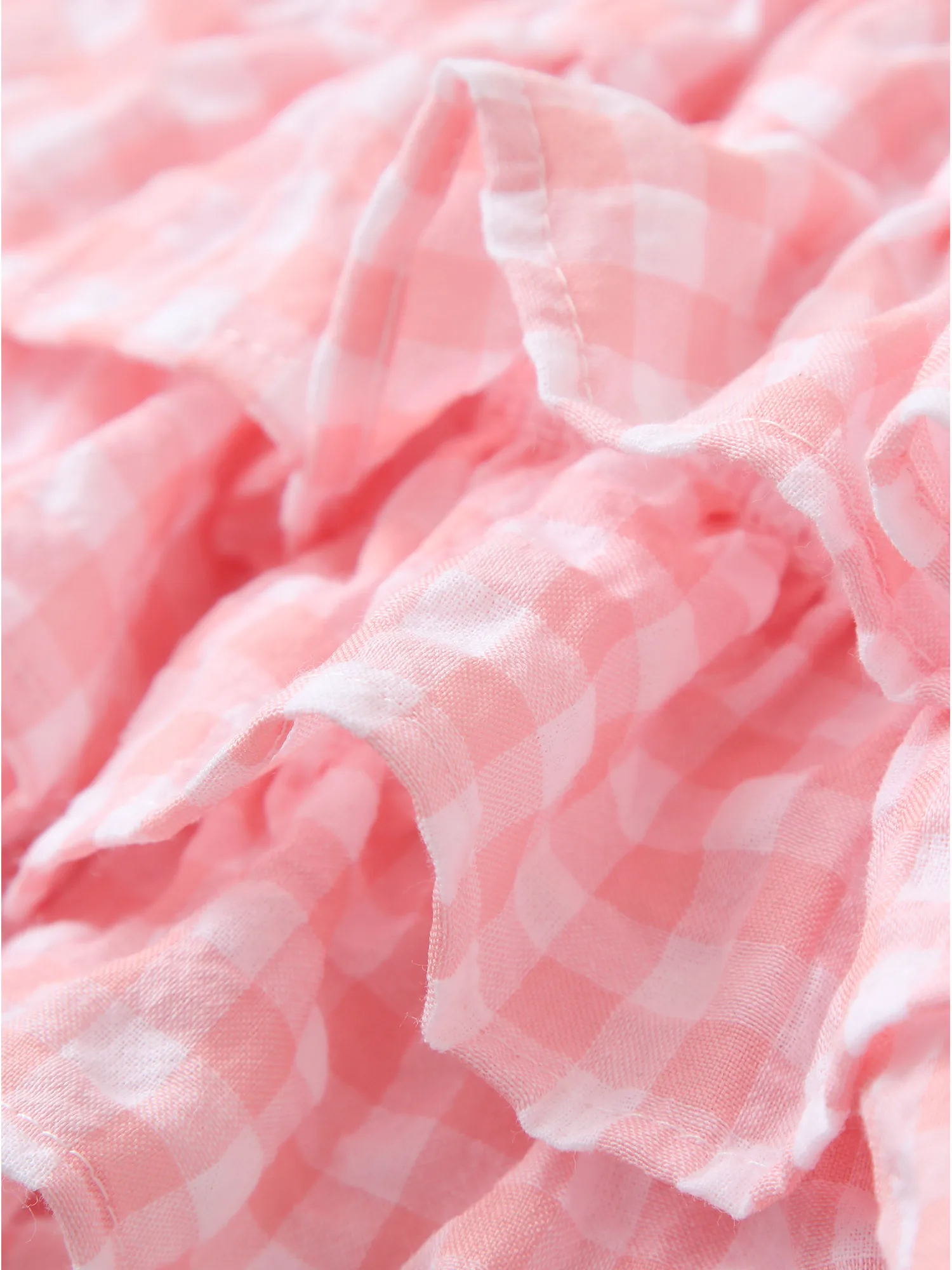 Baby Girl Plaid Layered Skirted Shorts Newborn Bowknot Elastic Waistband Ruffle Bloomers Skirt Diaper Cover images - 6