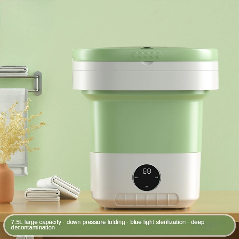 

2023 New Popular Large Folding Mini Washing Machine Small Portable Underwear Nursing Machine Children Washing Machine