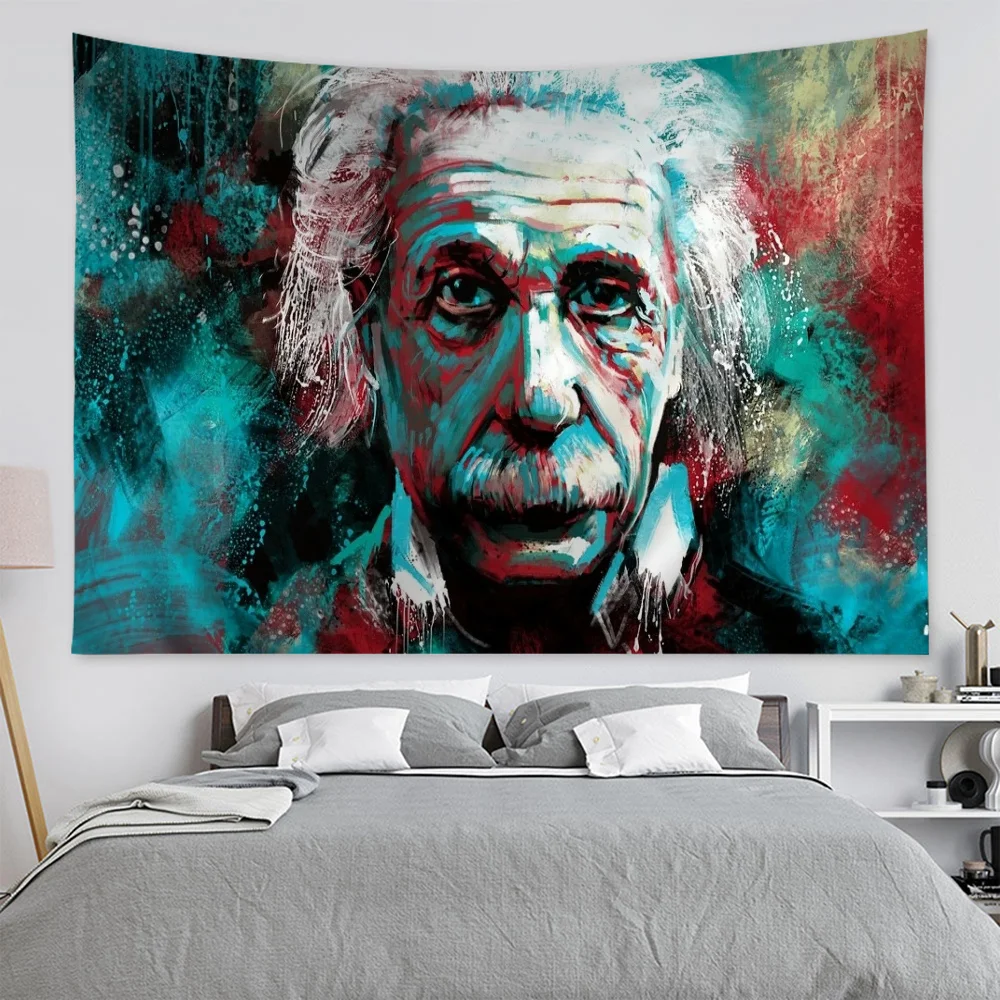 Art Albert E-Einstein Math DIY Wall Tapestry For Living Room Home Dorm Decor