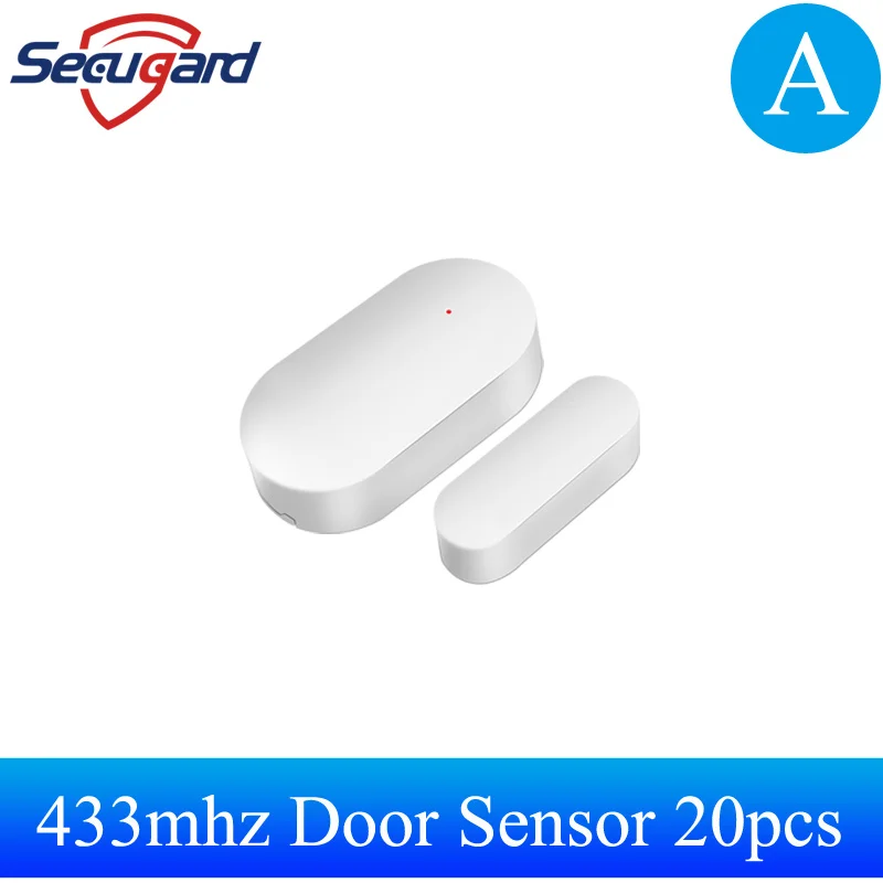 Wireless Door Sensor 433MHz Door Magnet Detector Wholesale Open Window Sensors For Our Home Burglar Security Alarm System