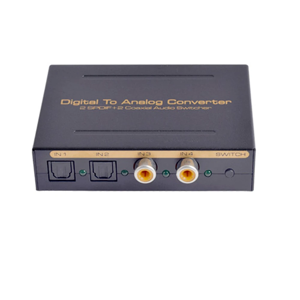 Цифро-аналоговый преобразователь Оптический аудиовыключатель 3X1 цифровой в