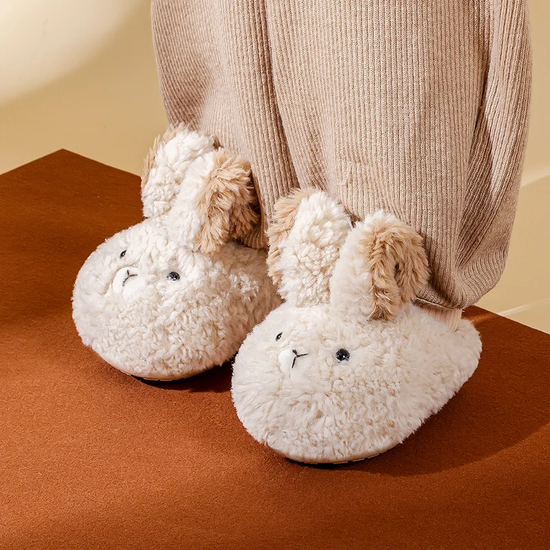 

Тапки унисекс Нескользящие, мягкие домашние тапочки, мультяшный рисунок, для мальчиков и девочек, обувь для пола, для зимы