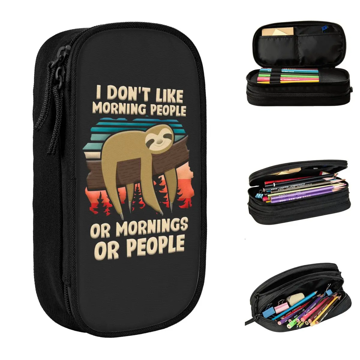 Cases Fun Pen Box Bags Kids Big Capacity Students School Cosmetic Pencil Pouch