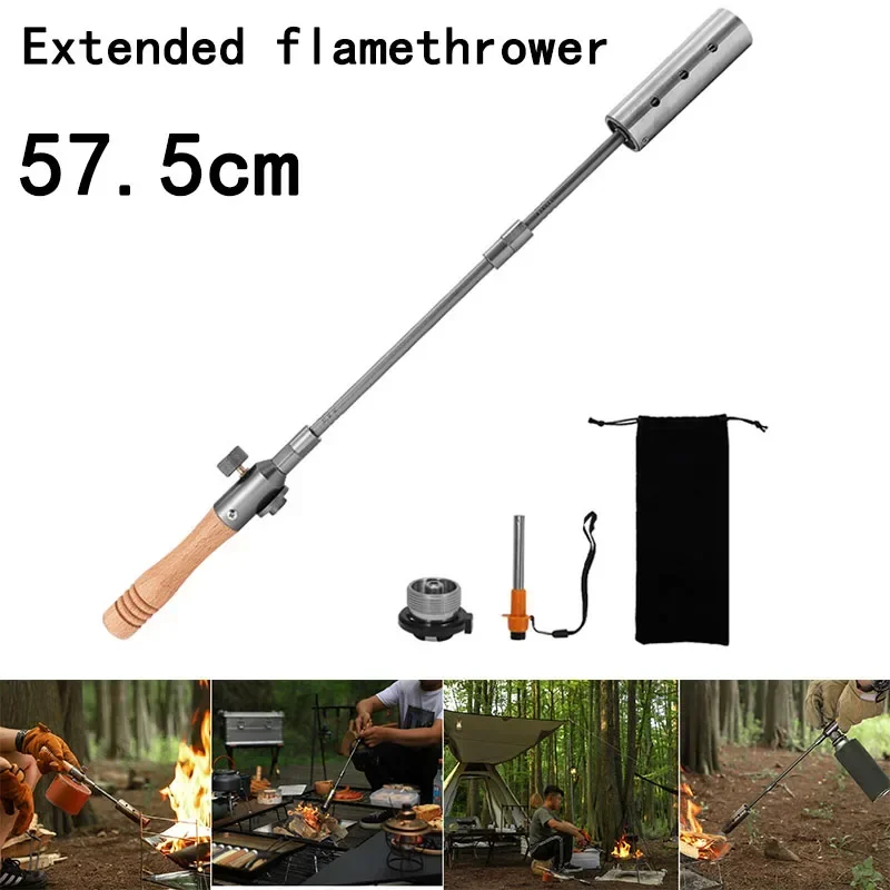 

Removable Outdoor Weeding Fire Machine Grass Burners Gases Torch BBQ Blowtorch Multipurpose Camp Flamethrowers Camping Equipment