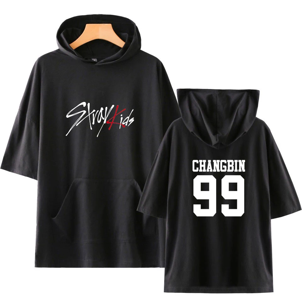 

StrayKids T-shirt Stray Kids Hoode Tshirts short sleeve Men/Women Tees WOOJIN FELIX HYUNJIN JEONGIN MINHO