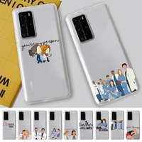 greys anatomy you are my person phone case for huawei p 20 30 40 pro lite psmart2019 honor 8 10 20 y5 6 2019 nova3e