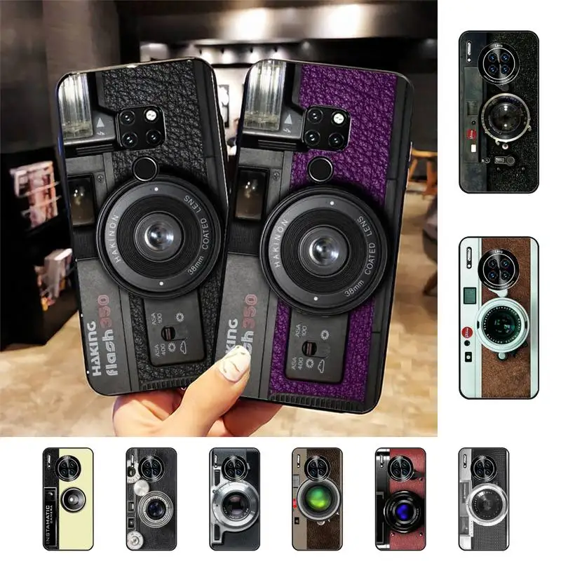 

Retro Vintage Camera Phone Case for Huawei Mate 20 10 9 40 30 lite pro X Nova 2 3i 7se