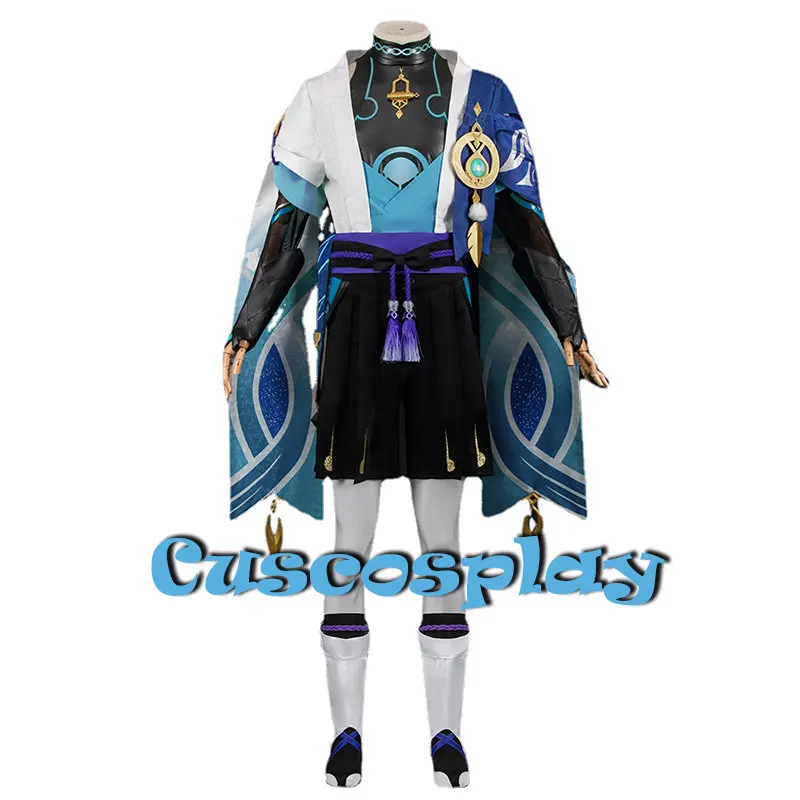 

Игровой костюм для косплея Genshin Impact Kunikuzushi, костюмы с батарейным костюмом, шапка для мужчин, костюмы для взрослых на Хэллоуин, карнавал Вечер...