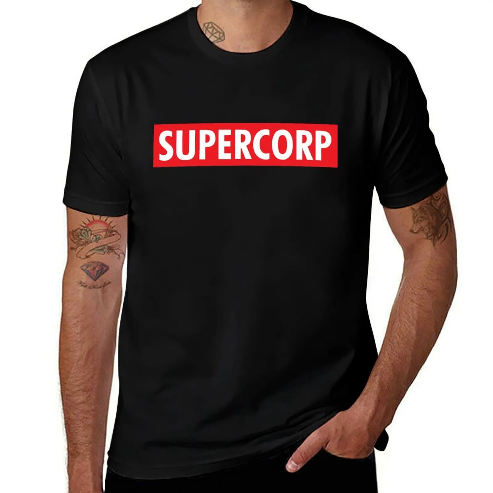 Фото Футболка Supercorp с круглым вырезом для высоких и крупных людей №1