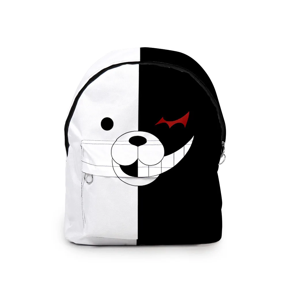 

Popular Youthful Bullet on Breaking Monokuma School Bags Notebook Backpacks 3D Print Oxford Waterproof Boys/Girls Travel Bags