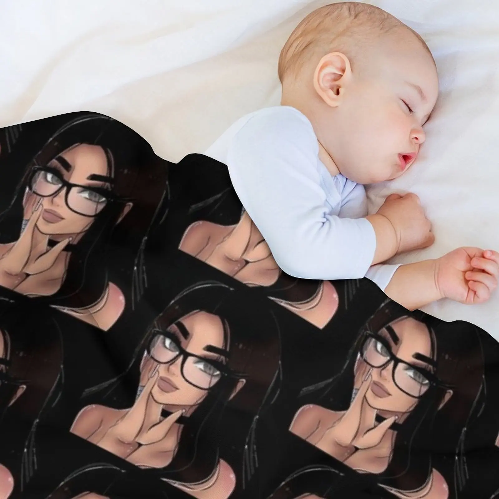 Фото sssniperwolf Essential Throw Blanket – всепогодное мягкое одеяло для дивана №3