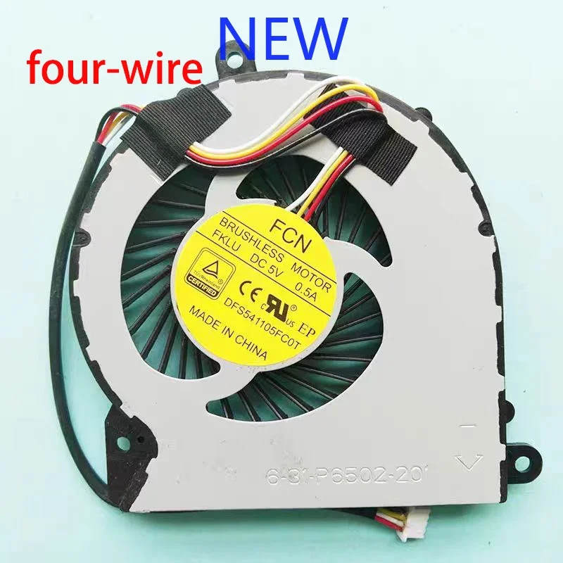 Вентилятор охлаждения для ноутбука CLEVO PA70HS PA71HP DFS541105FC0T FGFG FK2D FKLV FKLU DC 5V 0.5A 3PIN или 4PIN