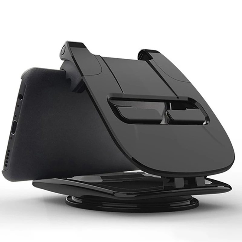 360 Degrees Rotation Adjustable Car Dashboard 3.5''-6.5'' Phone Holder Stand Clip Using ABS Materail Not Easy to Break Durable