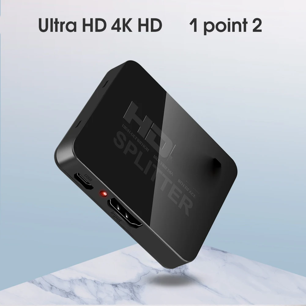1 в 2 Выход 1080p 4K HDMI-совместимый сплиттер 1x2 1x4 HDCP 3D мощность усилитель сигнала для PS3