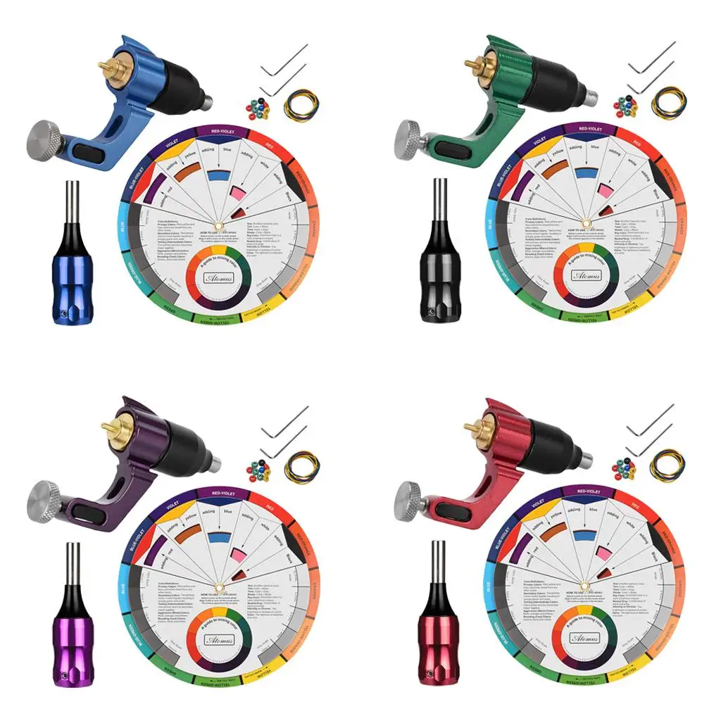 

Beginner Machine Grips Tatto Color Wheel Accessories