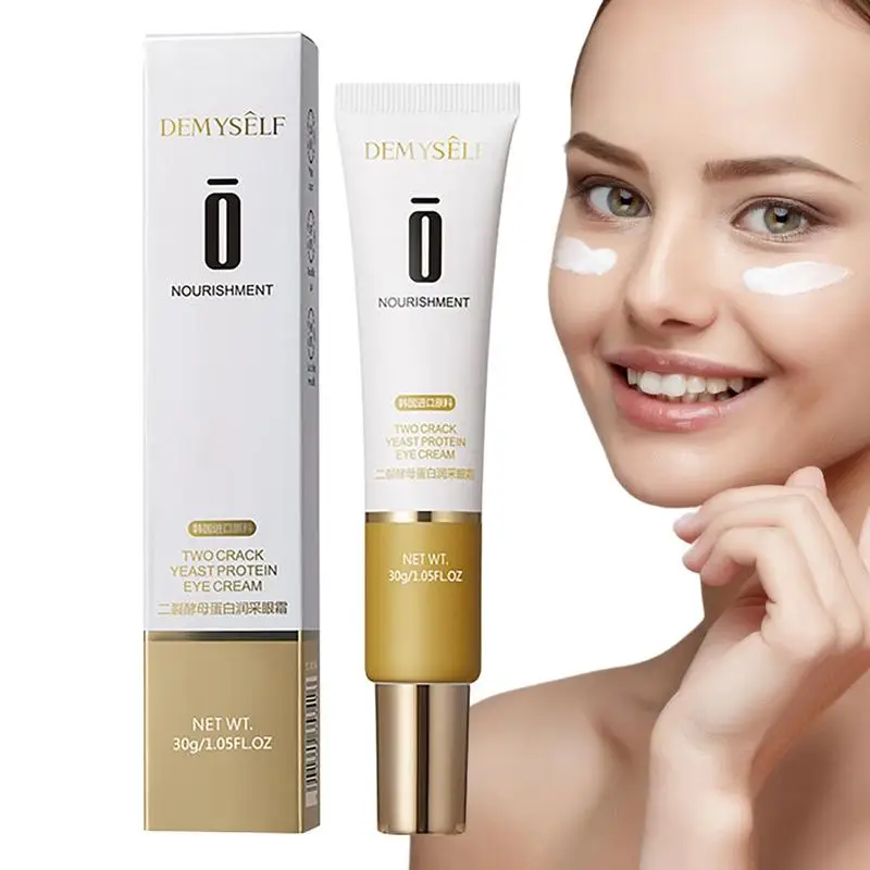 

Eyes Repair Cream Fine Line Firming Eye Cream Dark Circle Corrector Anti-Aging Cream Two Crack Yeast Protein Lotion For Eye Bag
