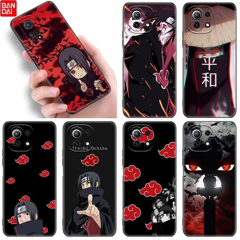 

Cute Anime Naruto Itachi Uchiha Case For Xiaomi Mi 11 Lite NE 11i 11T A3 A2 A1 10T POCO X3 NFC GT F3 M3 M4 X4 Pro 5G Cover