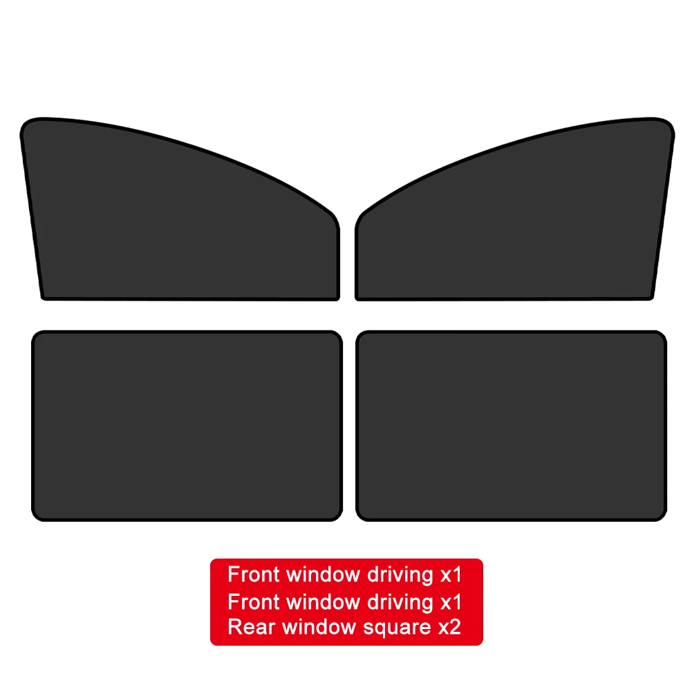 

Universal Car Sunshade Magnetic Mesh Curtain Breathable And Anti-direct Sun Car Window Curtain Cover Side Window Sunshade