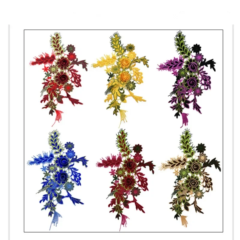 Аксессуары для шитья ткани с 3D цветами принадлежности украшения ремесло