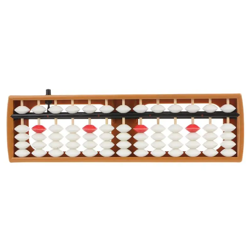 

Portable Japanese 13 Digits Column Abacus Arithmetic Soroban Caculating School f LX9A