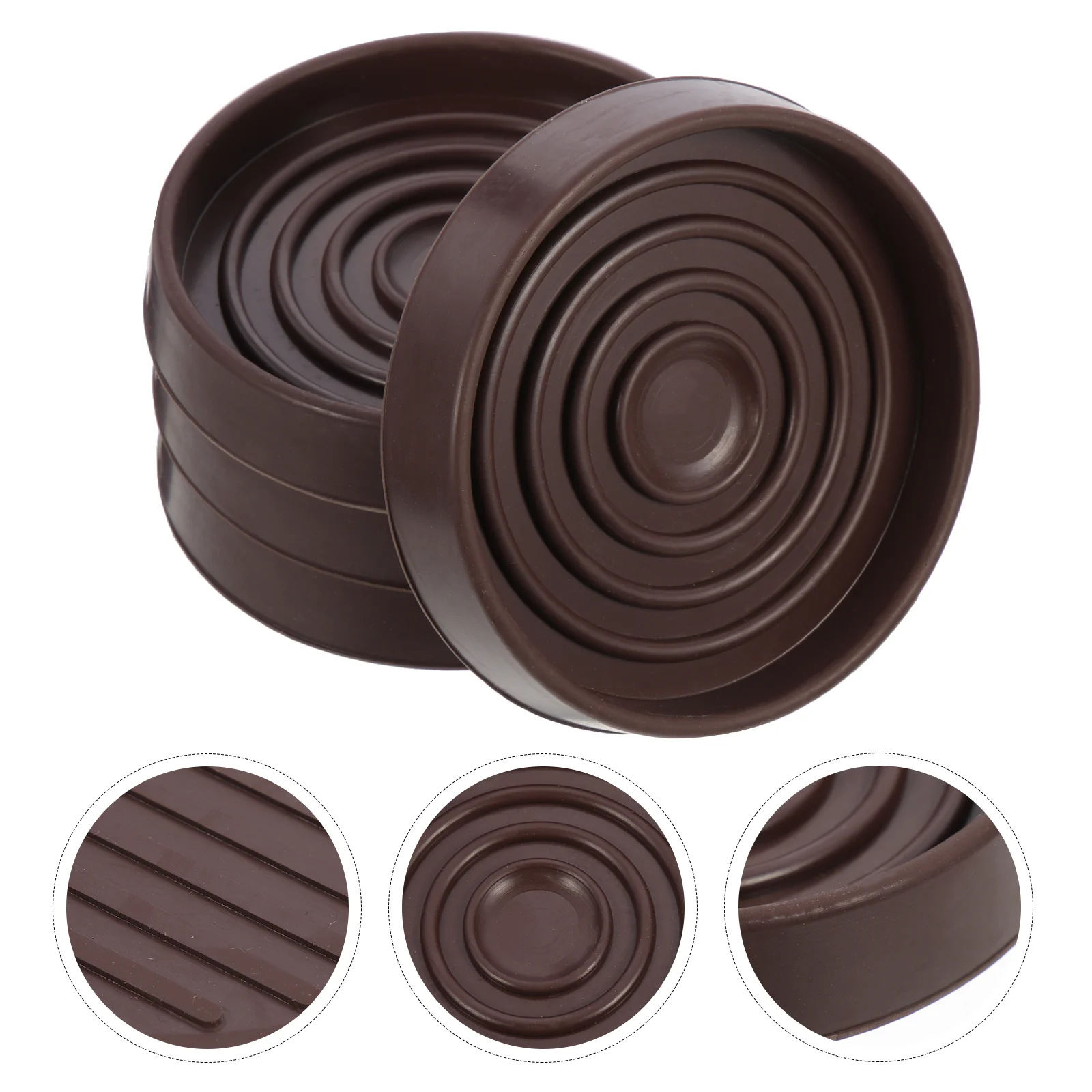 

Furniture Round Cups Caster Hardwood Floor Non Inch Pads Floors Rubber Protectors Legs Coffee