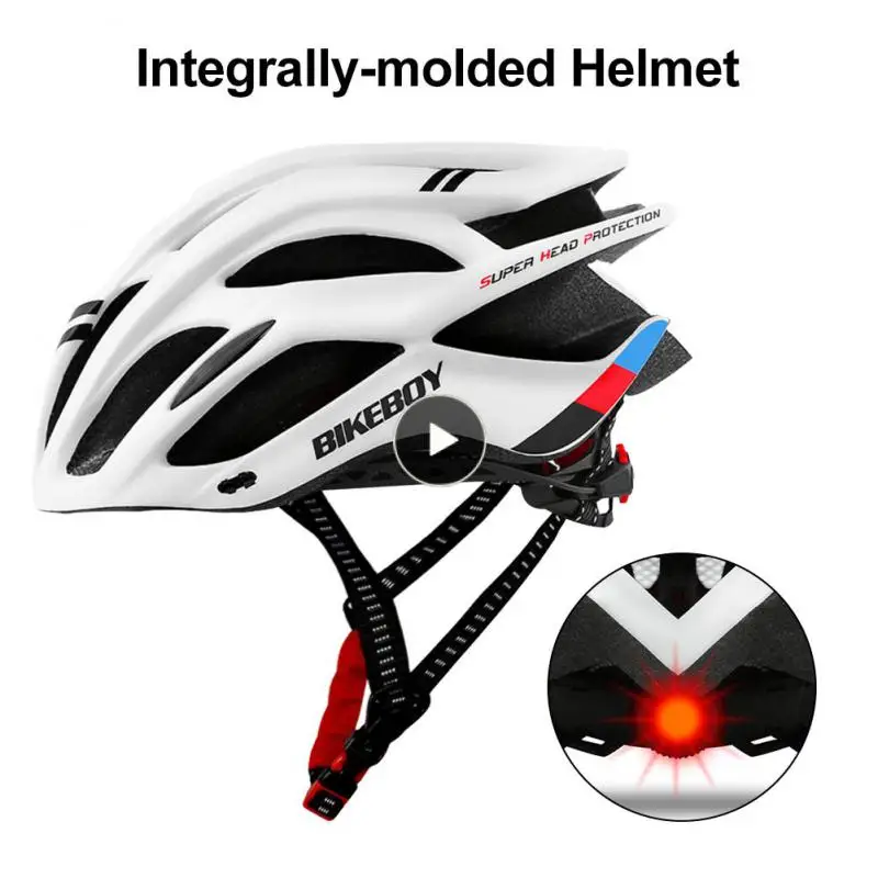 

Durable Bicycle Helmet Comfortable Bike Cap Adjustable Lynon Chin Strap Withlight Cycling Helmets Cycling Cycling Equipment