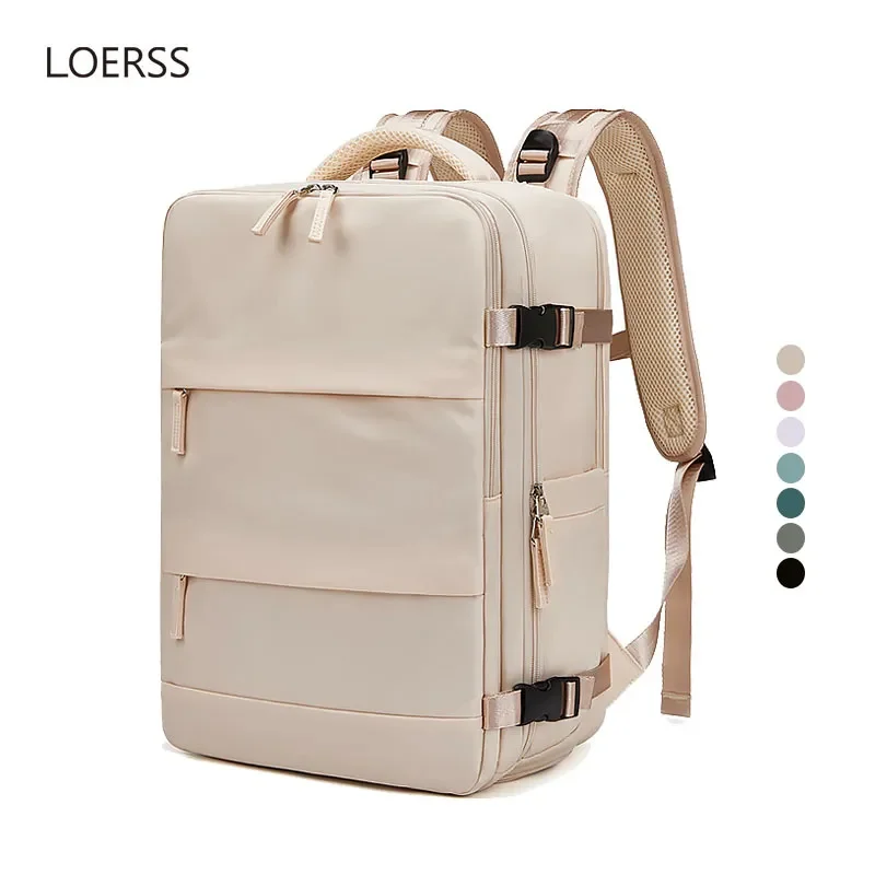 

Женский дорожный рюкзак, вместительная уличная сумка для ноутбука с USB-зарядкой, независимая сумка для обуви, повседневный рюкзак на выходные