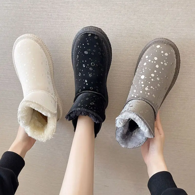 

Hot New In Collection Snow Boots Woman Winter 2022 Winter 2022 Furry Waterproof on Offer with Free Shipping Shoes for Women Low