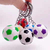 new 2022 world cup 3d sports football souvenirs pu leather keyring men soccer fans keychain pendant 3d sports football key