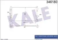 

346180 for engine radiator MALIBU INSIGNIA SAAB 9 5