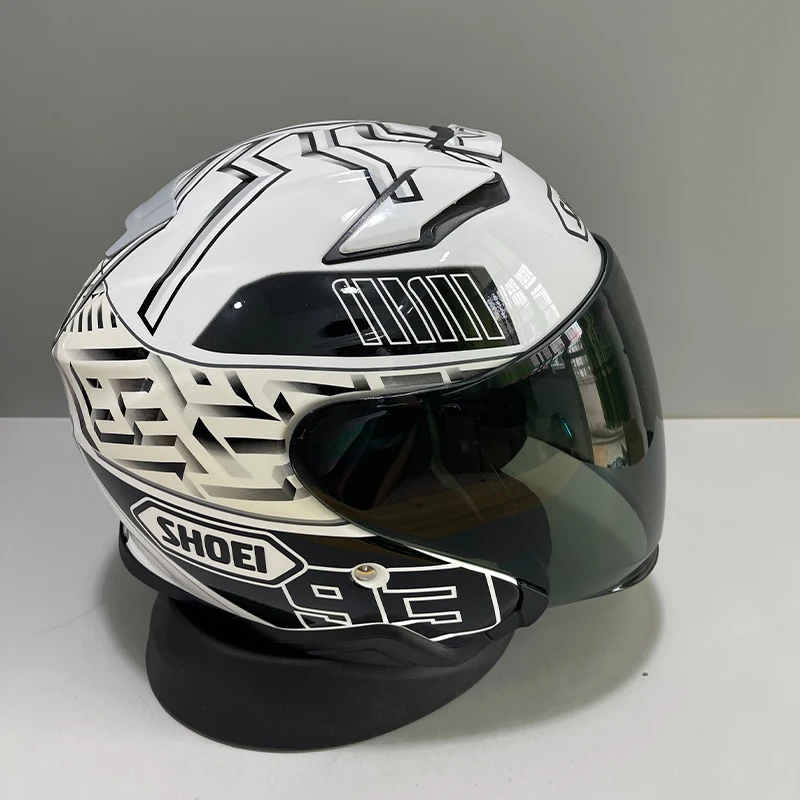 

Open Face J-Cruise II white ants Motorcycle Helmet Riding Motocross Racing Motobike Helmet