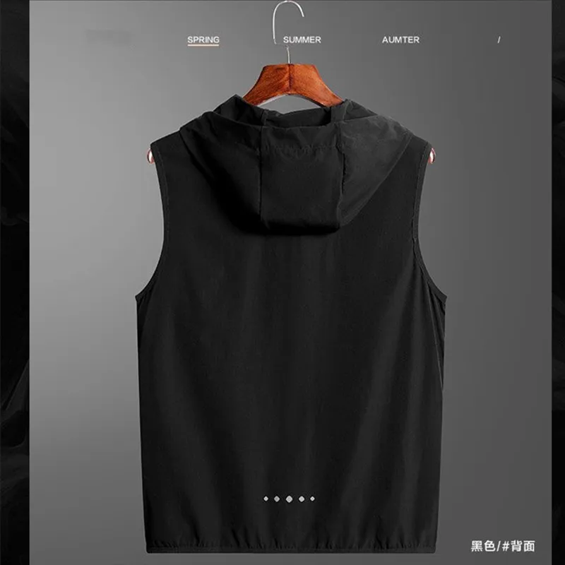 Golf jackets vest for men Summer fashion ultra-thin Ice silk Elastic golf waistcoat outdoors Golf wear Light soft Men golf Coats