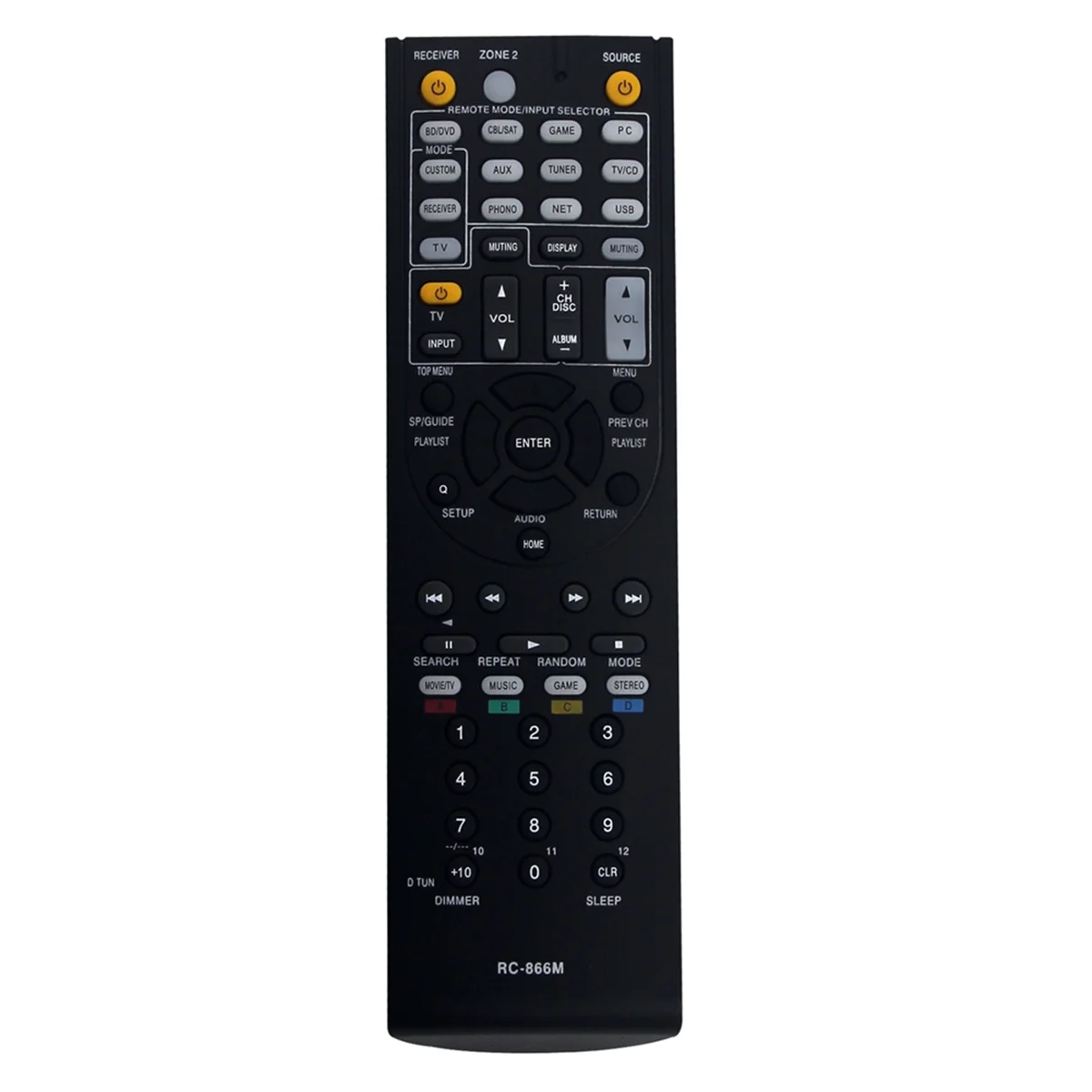 Пульт дистанционного управления для AV-ресивера Onkyo RC866M TX-NR626 HT-RC560 RC-868M HT-S5300 HT-S7300