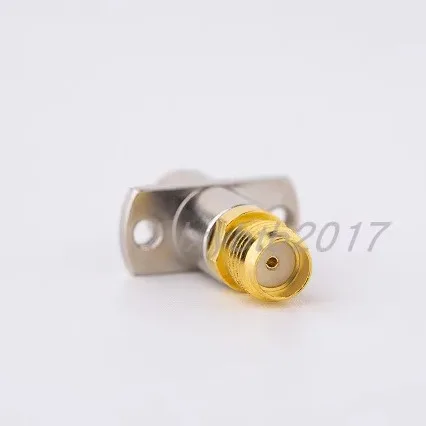Фото Переходник SBMA/SMA-KFK Фланец с двумя отверстиями SBMA-K Расстояние между отверстиями 12,2 мм «мама-мама» SMA-K №5