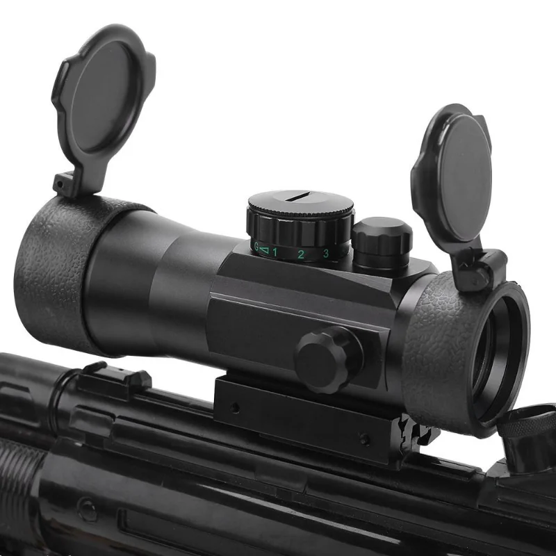 Тактический Оптический Коллиматорный прицел 3x42 мм с красной зеленой точкой, охотничий прицел с ласточкиным хвостом 11/20 мм для планки Вивера Пикатинни