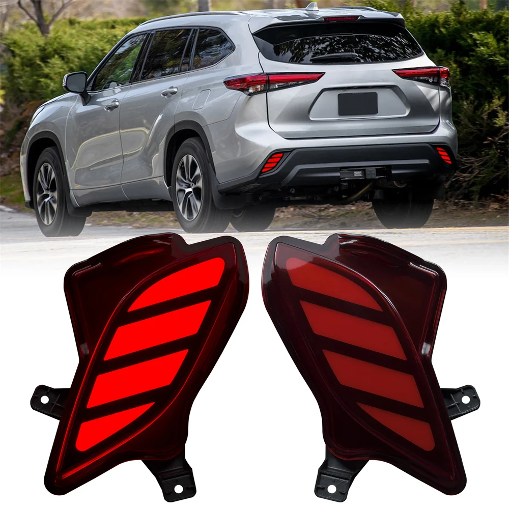 

Автоматические светодиодные фонари для Toyota Highlander 2021 2022 2023 2024, задние стоп-сигналы