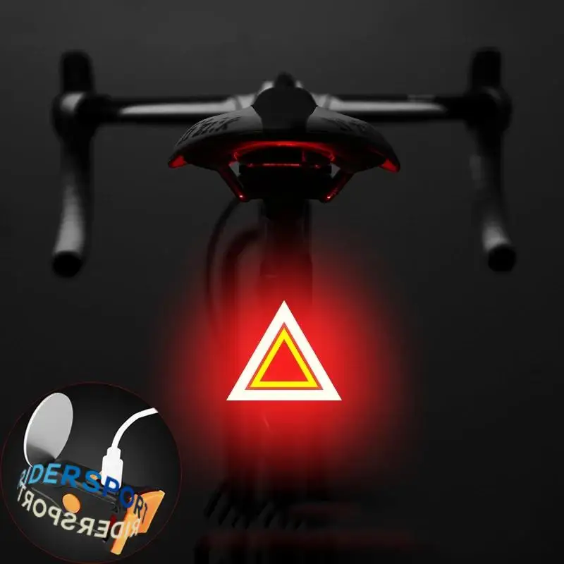 

Road Bike Night Riding Creative Taillight Bicycle Fun Constellation Taillight Bicycle Lights USB Charging Bicycle Tail Light