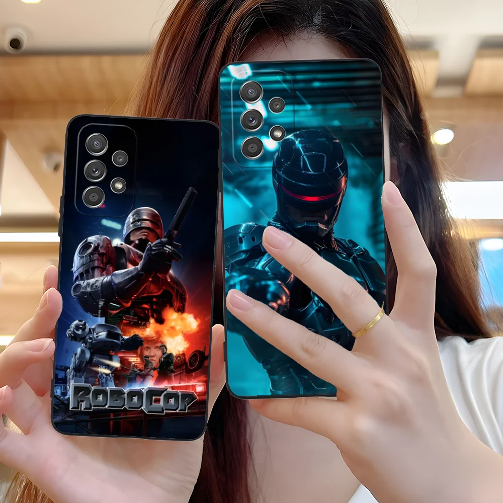 Чехол для мобильного телефона Robocop Samsung Galaxy A91 73 71 70 54 53 52 34 24 23 21 S 5G черный чехол