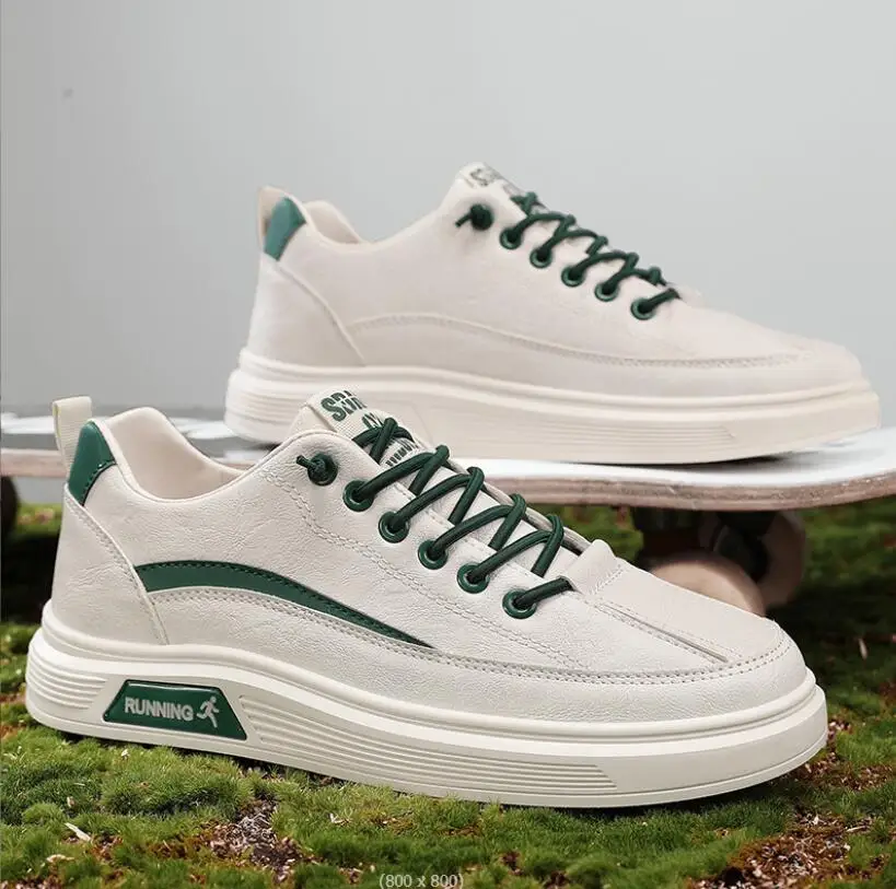 

Кроссовки мужские с вулканизированной подошвой, дышащие удобные, белые, весна-осень 2023