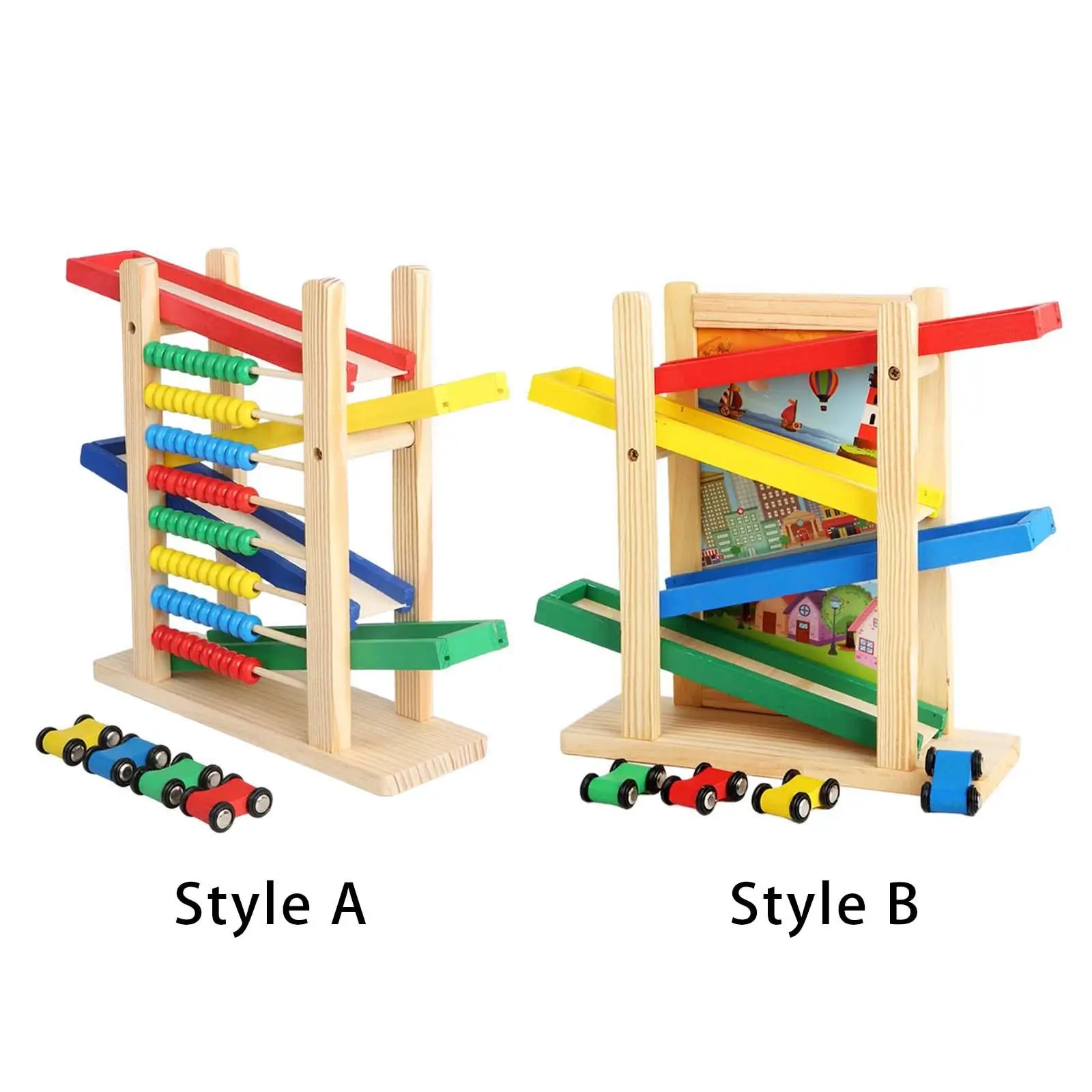 

Игрушка-трап гоночный автомобиль с мини-машинками игровой набор 4 слоя деревянный слайдер Гоночные Игрушки для мальчиков Дети