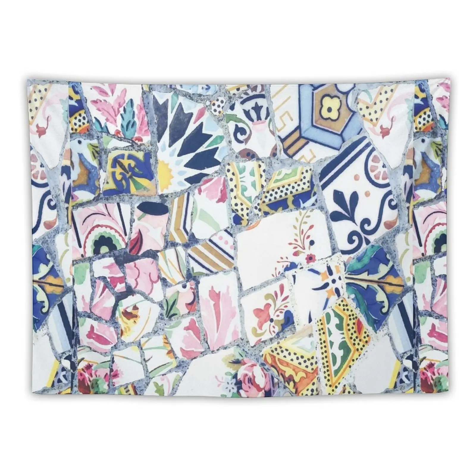 Мозаичный гобелен Gaudi Park Guell 100% полиэстер